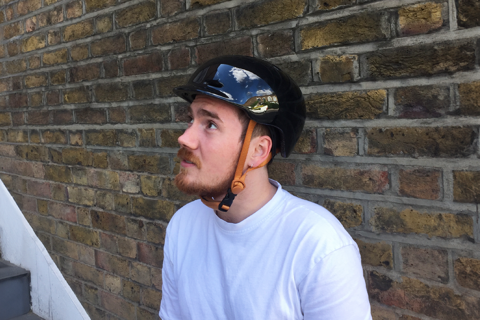 fahrradhelm stylish Metrischer Fahrradhelm – Glanzschwarz – Bobbin Bikes