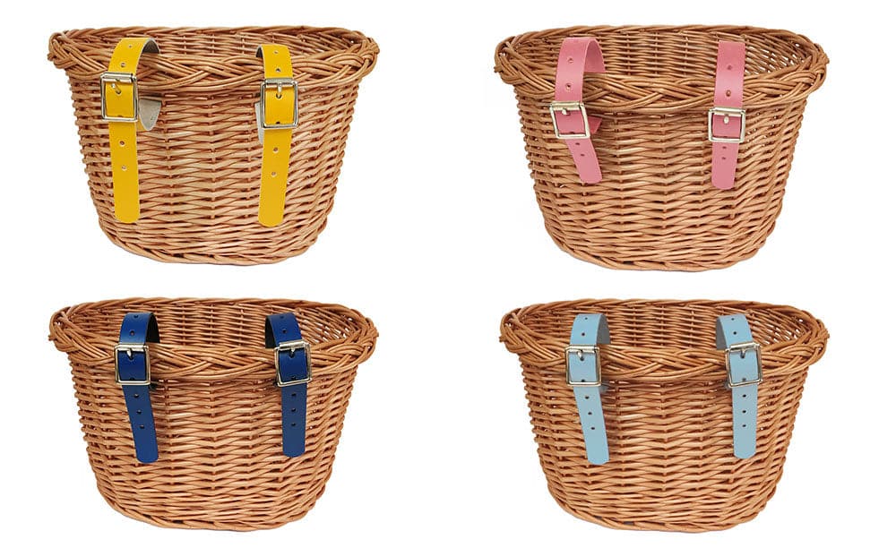 Wicker basket best sale straps