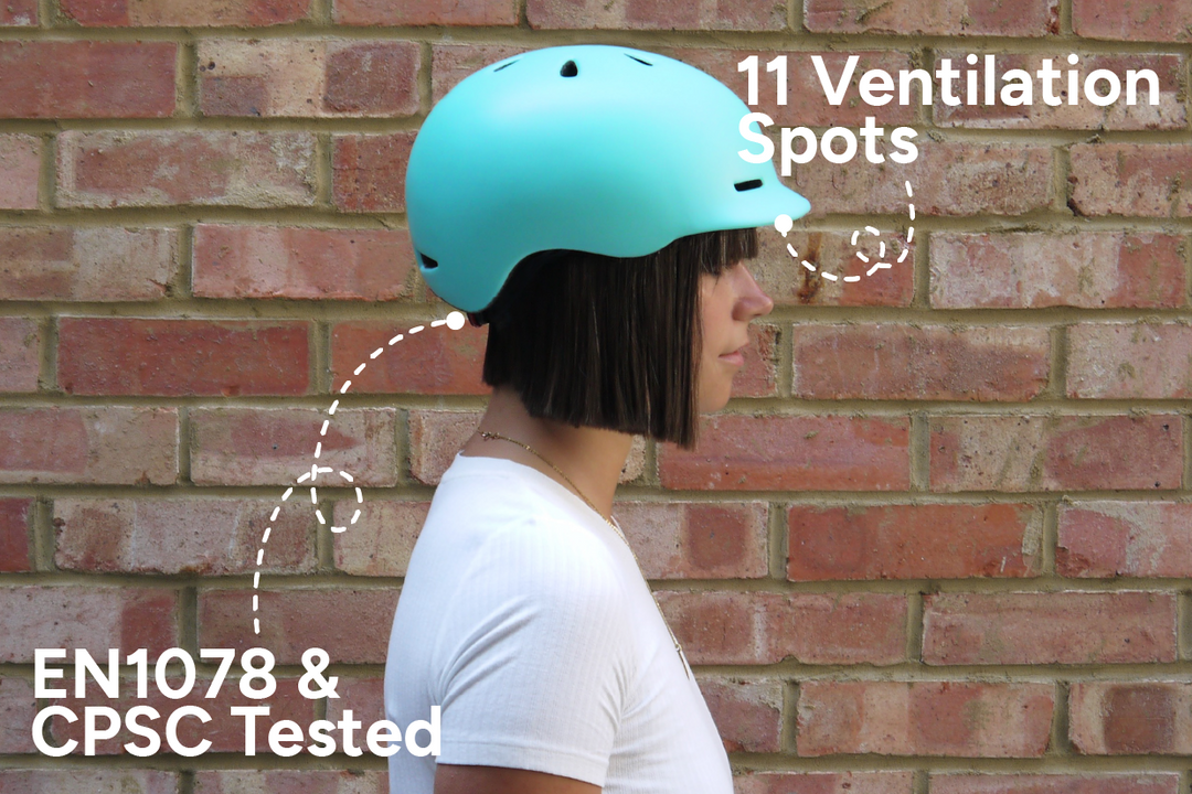 made x bobbin fahrradhelm Metrischer Helm – Mattgrün – Bobbin Bikes