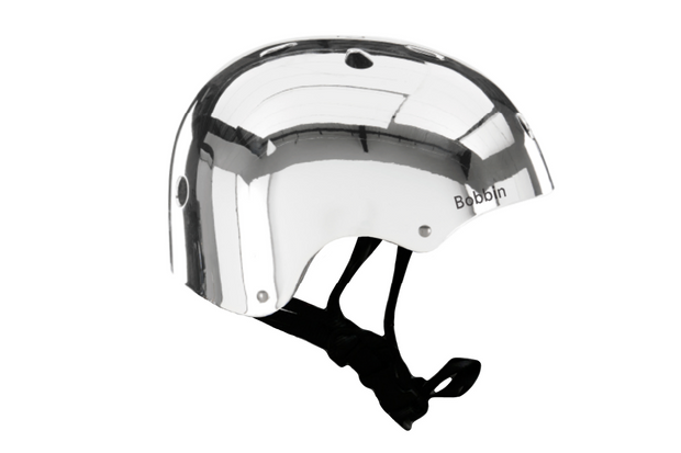Mirror Mirror Fahrradhelm: Chrom