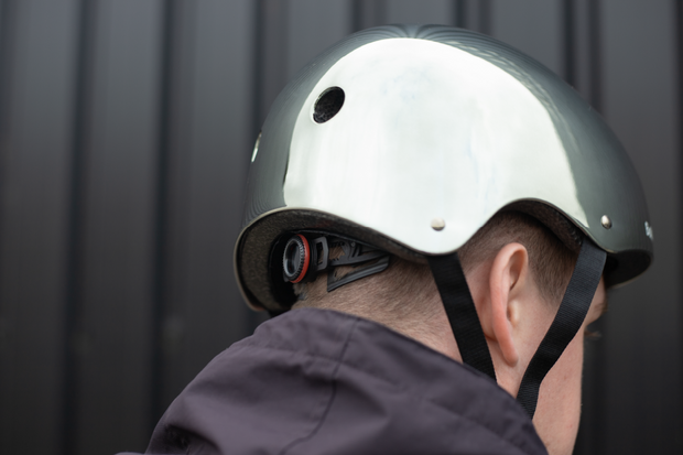 Chrome best sale bicycle helmet