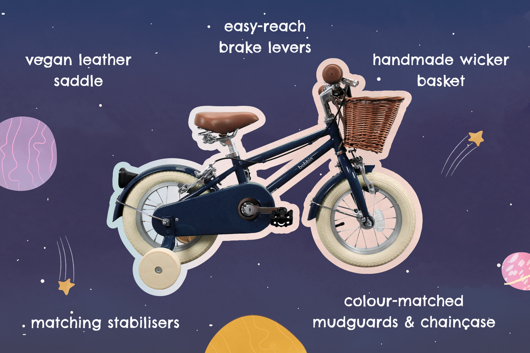 Moonbug Children s Bike for Ages 2 3 12 wheel Bobbin