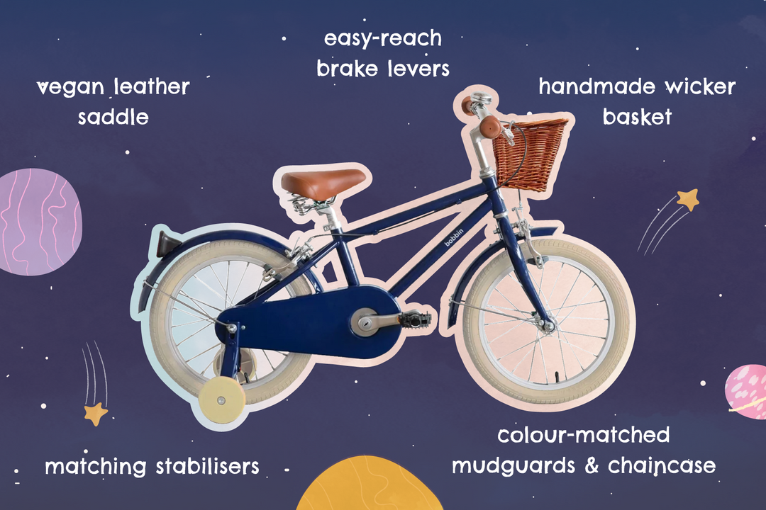kinderfahrrad zusammenbauen Bobbin Moonbug Kinder Fahrrad für Kinder im Alter von 4-6