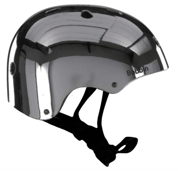 Mirror Mirror Bike Helmet Chrome