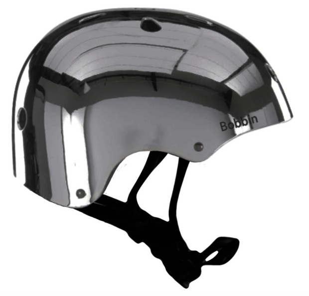 fahrradhelm mit integriertem spiegel Mirror Mirror Fahrradhelm: Chrom
