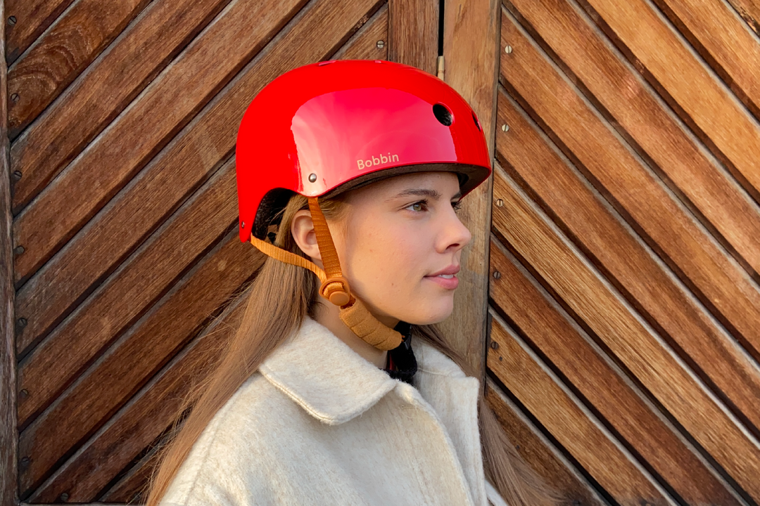 bobbin fahrradhelm damen Starling Fahrradhelm (Rot) – Bobbin Bikes