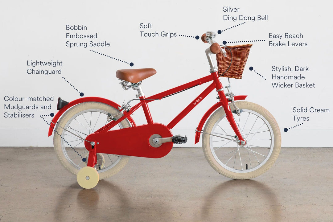 kinderfahrrad kurbel Bobbin Moonbug Kinder Fahrrad für Kinder im Alter von 4-6