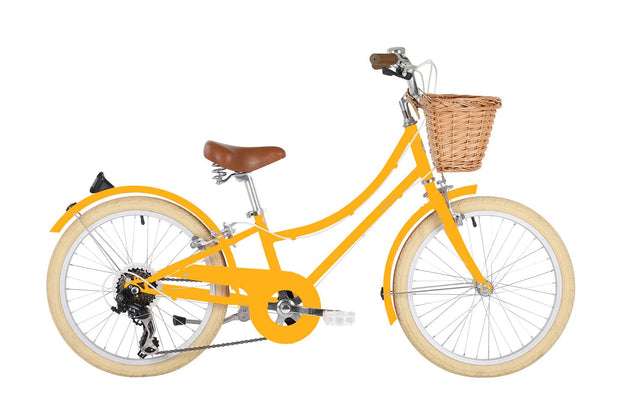 Gingersnap 20" Wheel Junior Bikes Bobbin Yellow 20" Wheel 