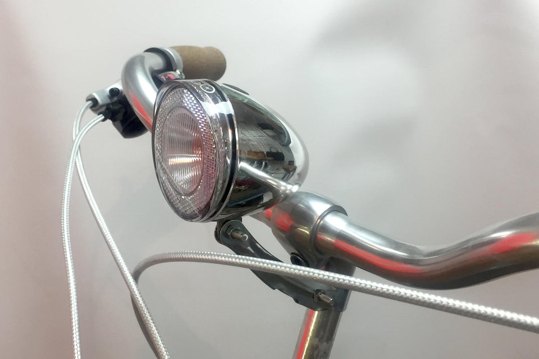 Bracket for Headlamp to use with a basket Bobbin Bikes