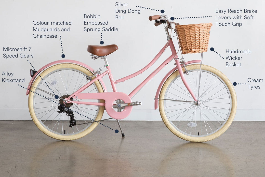 fahrrad 24 zoll rosa Bobbin Gingersnap Bike für 7-7 Jahre
