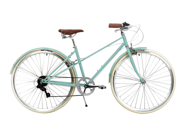 Hummingbird Vintage Bike Adult Bikes Bobbin Green Cream Tyres S/M 