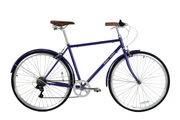 Kingfisher Commuter Bike Adult Bikes DPD 52cm Blueberry Black Tyres 