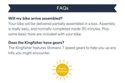 Kingfisher Commuter Bike Adult Bikes DPD   