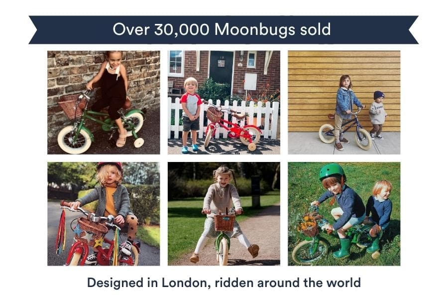 Bobbin Moonbug Kids Bike | Ages 4-6 | 16