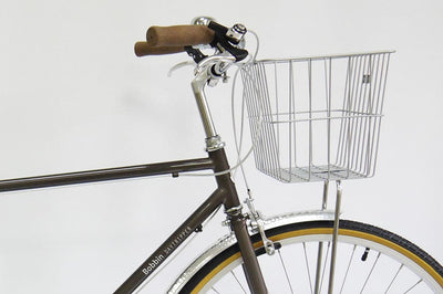 Steel Front Bike Basket Accessories Bobbin Silver  