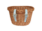 Leather Bike Basket Straps Accessories Bobbin Sky Blue  