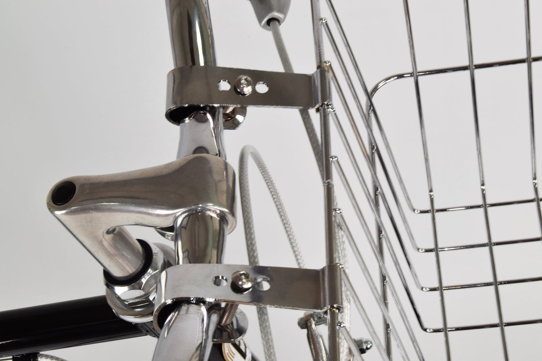 Steel Front Bike Basket Silver or Black Bobbin Shop Now